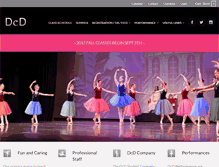 Tablet Screenshot of danceconservatoryofdenver.com